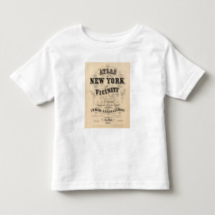 Titelblatt-Atlas von New York, Nähe Kleinkind T-shirt