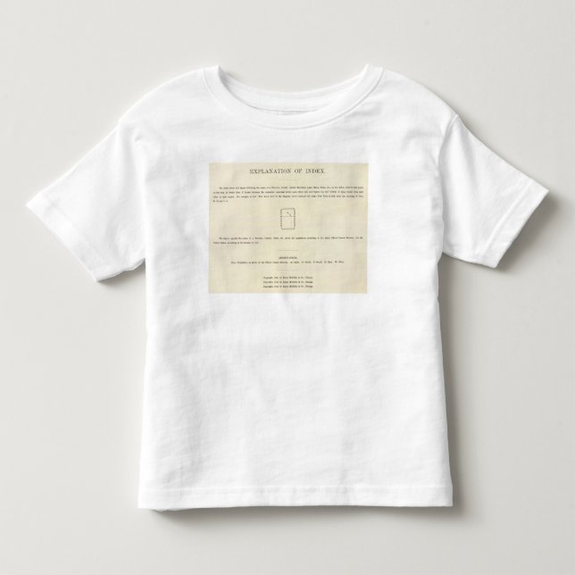 Titelblatt der Rückseite indexierte Atlas Kleinkind T-shirt (Vorderseite)