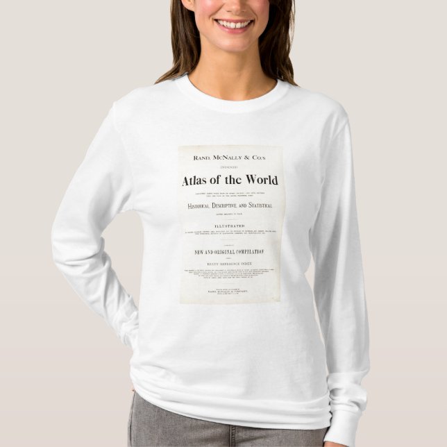 Titelblatt des indexierten Atlasses T-Shirt (Vorderseite)