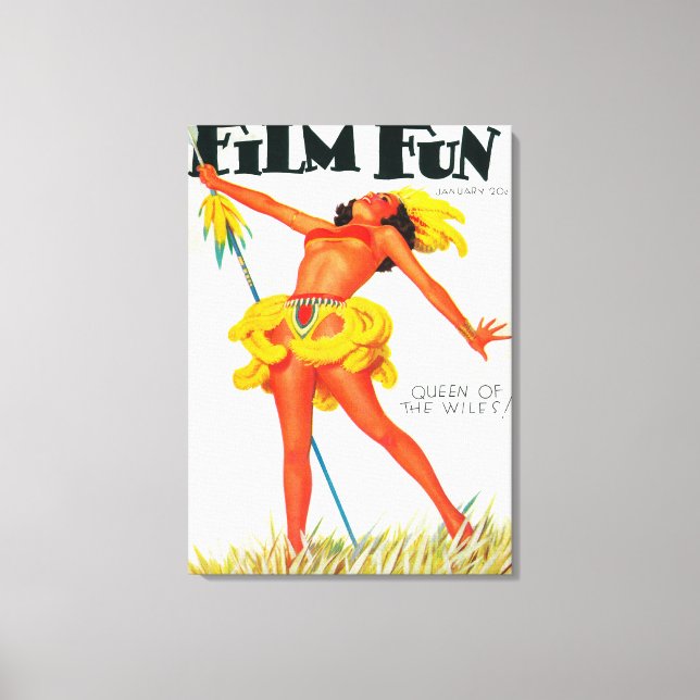 Titelblatt des Magazins Film 6 Leinwanddruck (Vorderseite)