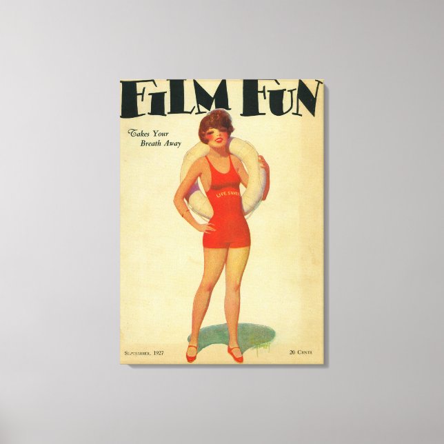 Titelblatt des Magazins Film Spaß 2 Leinwanddruck (Vorderseite)