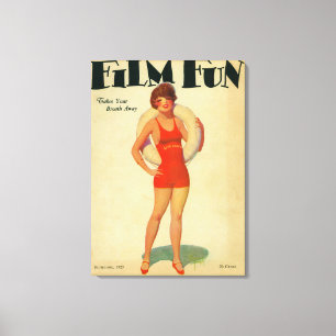 Titelblatt des Magazins Film Spaß 2 Leinwanddruck
