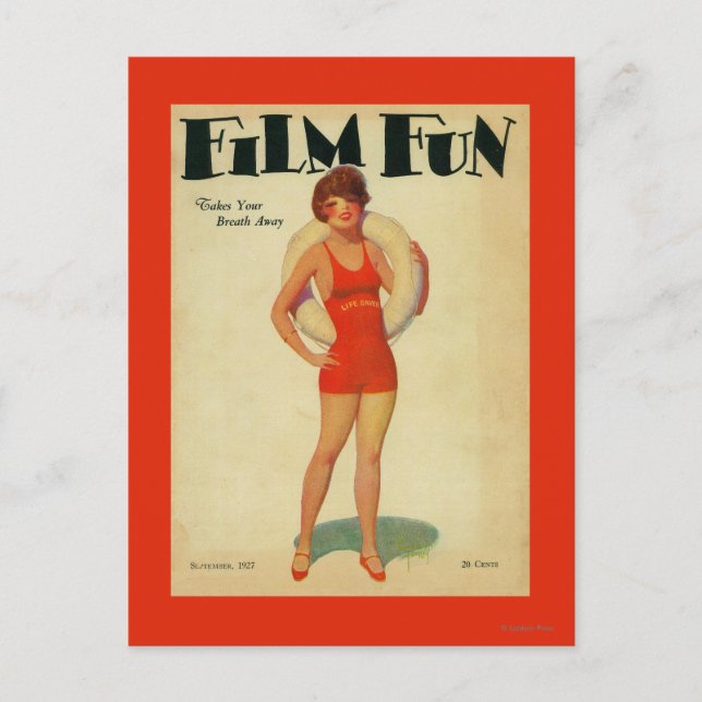 Titelblatt des Magazins Film Spaß 2 Postkarte (Vorderseite)