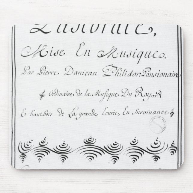Titelblatt des 'Pastorale Mousepad (Vorne)