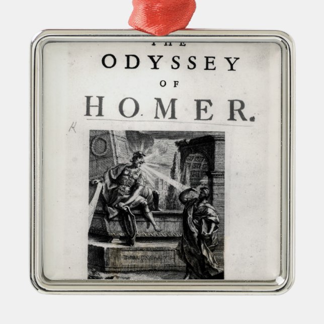 Titelblatt für "die Odyssee" durch Homer Ornament Aus Metall (Vorne)
