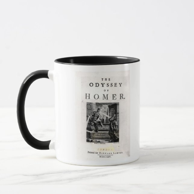 Titelblatt für "die Odyssee" durch Homer Tasse (Links)