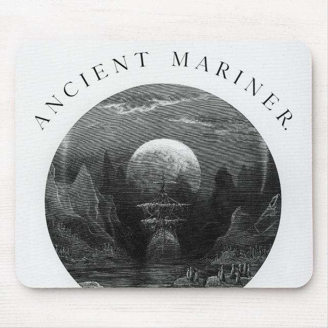 Titelblatt 'vom Raureif des alten Mariner Mousepad (Vorne)