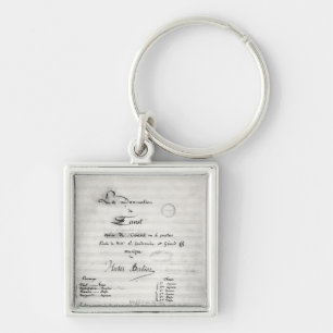 Titelblatt von 'La Damnation de Faust' Schlüsselanhänger