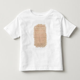 Titelblatt von Volumen I Englisch Kleinkind T-shirt