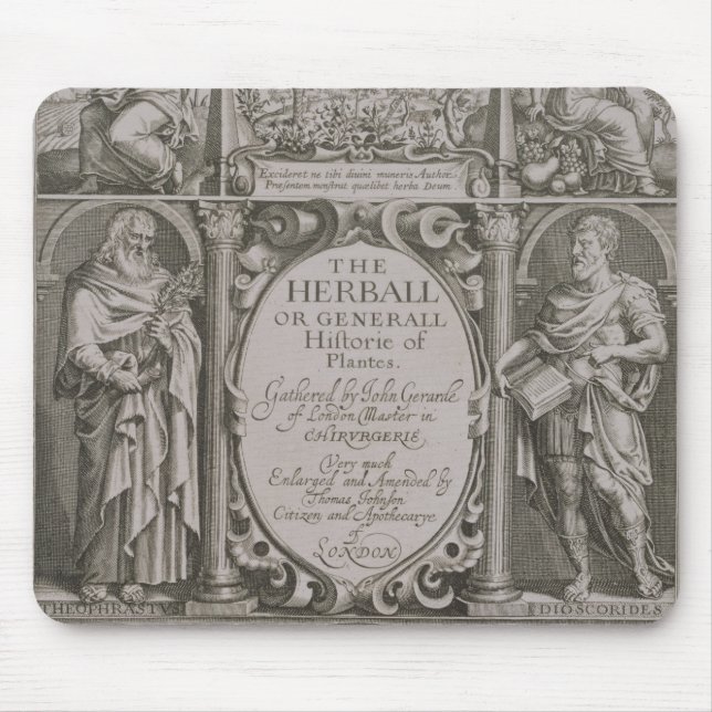 Titelblatt zur zweiten Ausgabe 'des Herball Mousepad (Vorne)