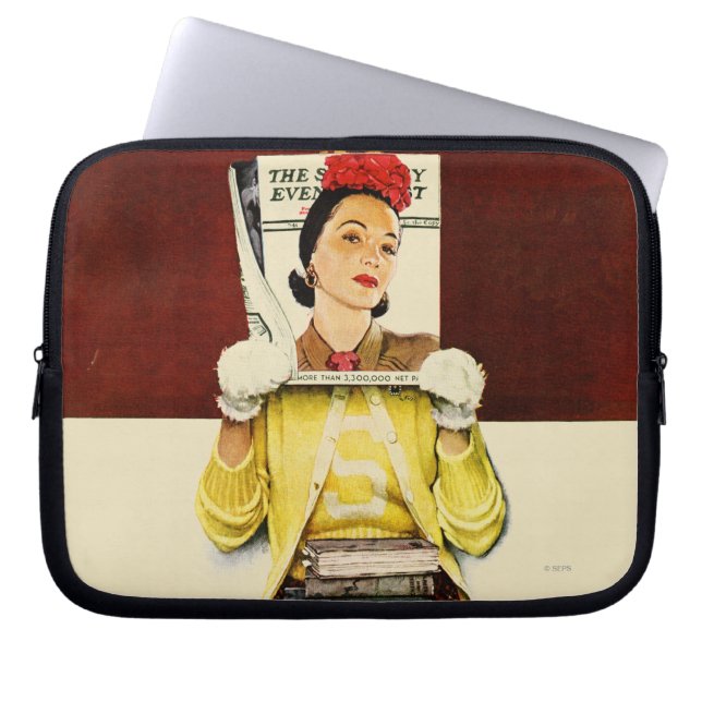 Titelmädchen Laptopschutzhülle (Vorderseite)