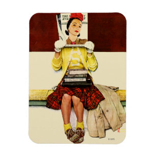 Titelmädchen Magnet