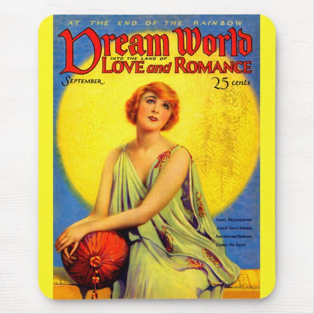 Titelseite der Dream World-Zeitschrift aus den 192 Mousepad (Vorne)