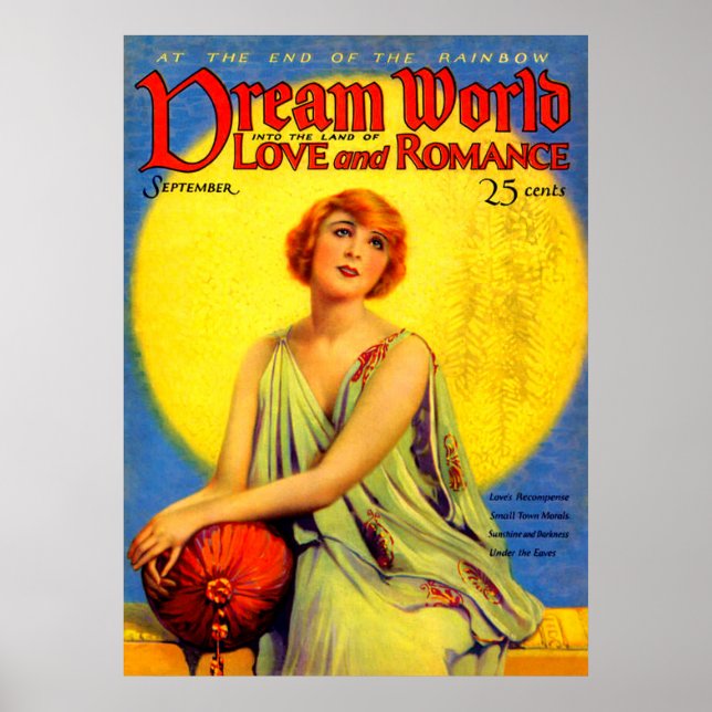 Titelseite der Dream World-Zeitschrift aus den 192 Poster (Vorne)