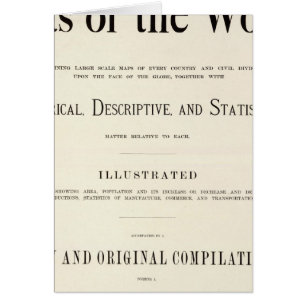 Titelseite des indizierten Atlas