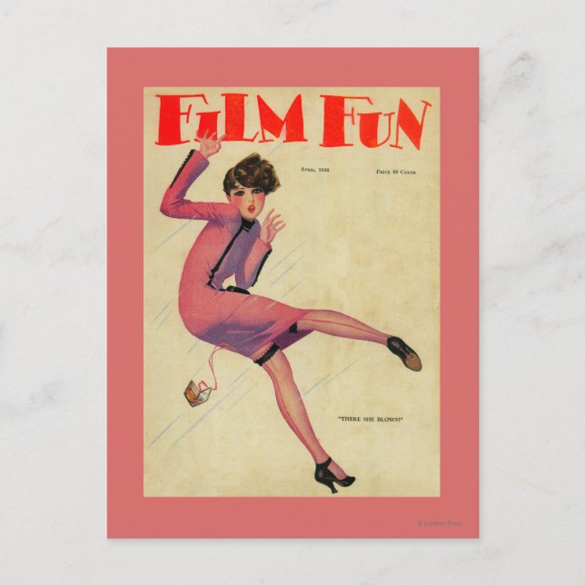 Titelseite des Magazins Film Fun Postkarte (Vorderseite)