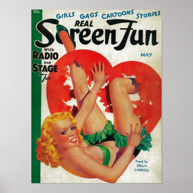 Titelseite des Real Screen Fun Magazine Poster (Vorne)