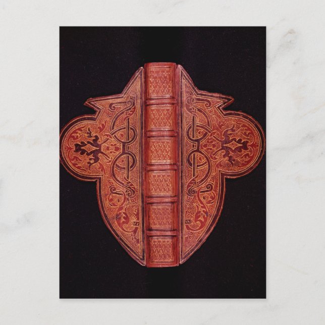 Titelseite eines lateinischen Stundenbuchs Postkarte (Vorderseite)