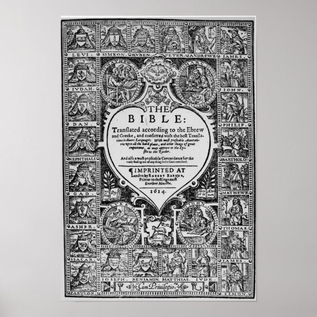 Titelseite für die englische Übersetzung Poster (Vorne)