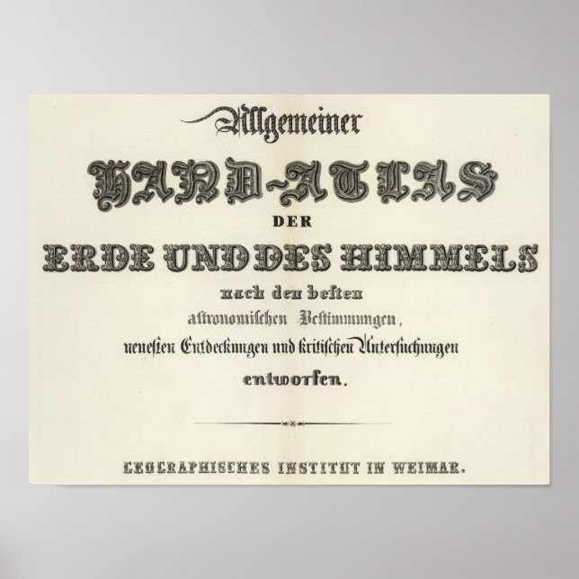 Titelseite von HandAtlas Poster (Vorne)