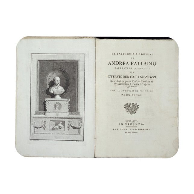 Titelseite von "Le Fabbriche e i Disegni di Andrea Magnet (Horizontal)