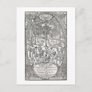 Titelseite von "Paradisi Sole; Paradisus Terrestre Postkarte