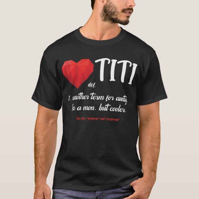 Titi Definition Funny Oma Gigi Nini Traumstrecke A T-Shirt (Vorderseite)