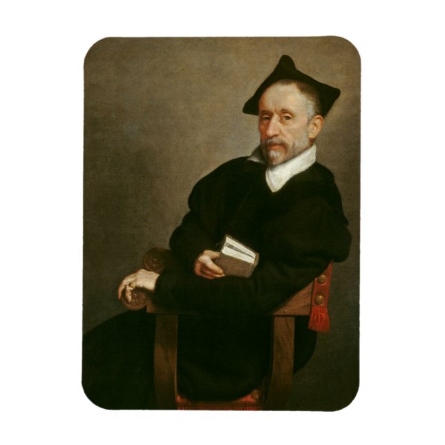 "Titian's Schoolmaster", c. 1575 Magnet (Vertikal)