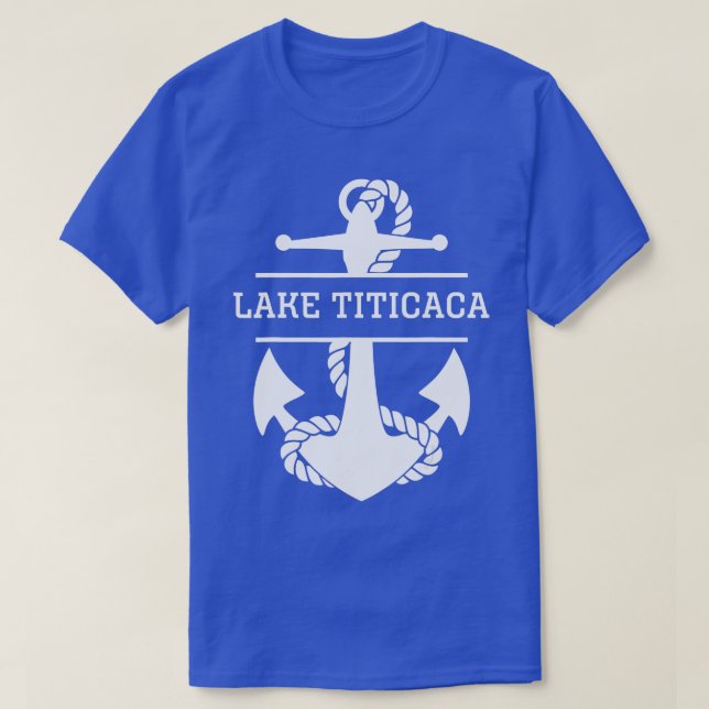 Titicaca-See Peru Bolivien Nautical 1 T-Shirt (Design vorne)