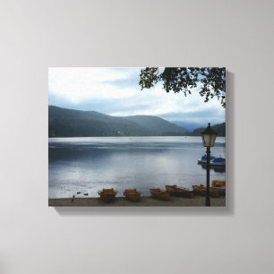 Titisee Deutschland Poster Wrapped Canvas Leinwanddruck
