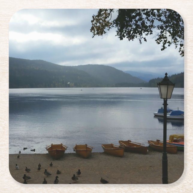 Titisee Germany Paper Untersetzer (Vorderseite)