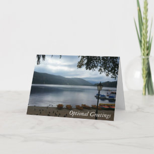 Titisee Lake Deutschland Grußkarte Karte