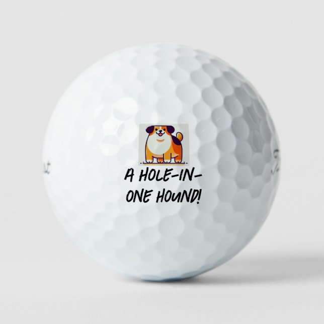 Titleist Custom Niedlich Doggy Golf Balls Golfball (Vorderseite)