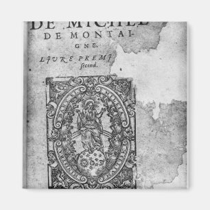 Titlepage der Erstausgabe von 'Essais Magnet