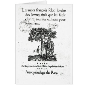 Titlepage des ersten Französisch-Lateinischen