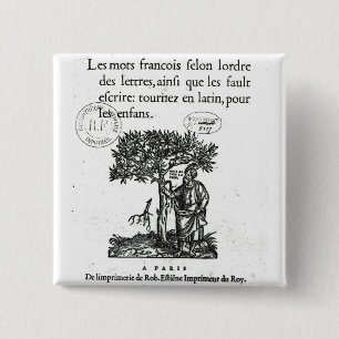 Titlepage des ersten Französisch-Lateinischen Button