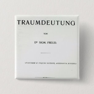 Titlepage die Traumdeutung durch Sigmund Freud Button
