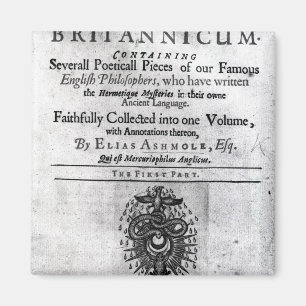 Titlepage 'Theatrum Chemicum Britannicum Magnet