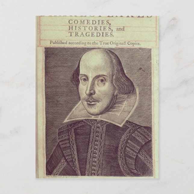 Titlepage von "Mr. William Shakespeares Postkarte (Vorderseite)