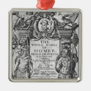 Titlepage 'zu den Ganz-Arbeiten von Homer Silbernes Ornament