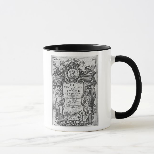 Titlepage 'zu den Ganz-Arbeiten von Homer Tasse (Rechts)