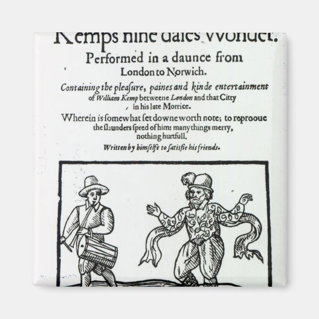 Titlepage zu William Kemp Magnet (Vorne)