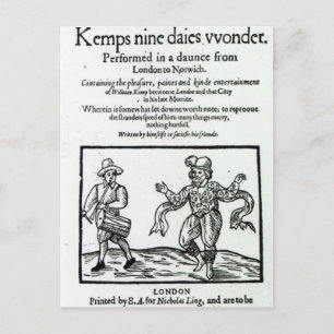 Titlepage zu William Kemps Postkarte