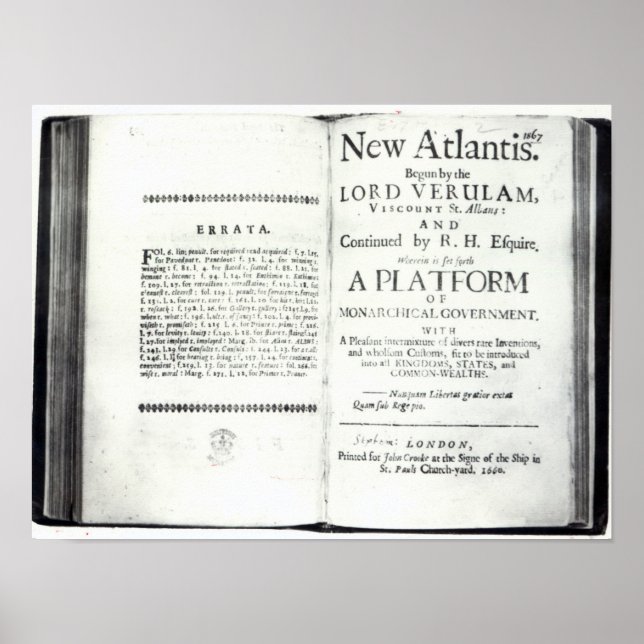 Titlepages zu Francis Bacons Poster (Vorne)