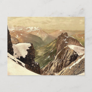 Titlis, Blick auf die Alpen, Berner Oberland, Schw Postkarte