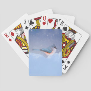 Titmausmalerei - Niedliche Original Hundkunst Spielkarten