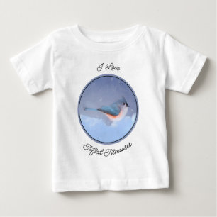 Titmausmalerei - Original Bird Art Baby T-shirt