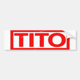 Tito Briefmarke Autoaufkleber