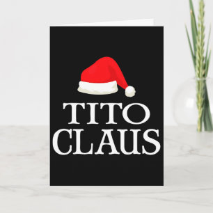Tito Claus Weihnachts-Familien-Matching-Kostüm für Karte