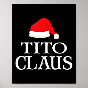 Tito Claus Weihnachts-Familien-Matching-Kostüm für Poster